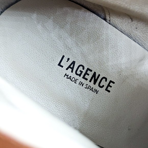 L'Agence Women Jeannie II Pointed Toe Brown Leather boots size 8US EUR 38.5 - Picture 4 of 11